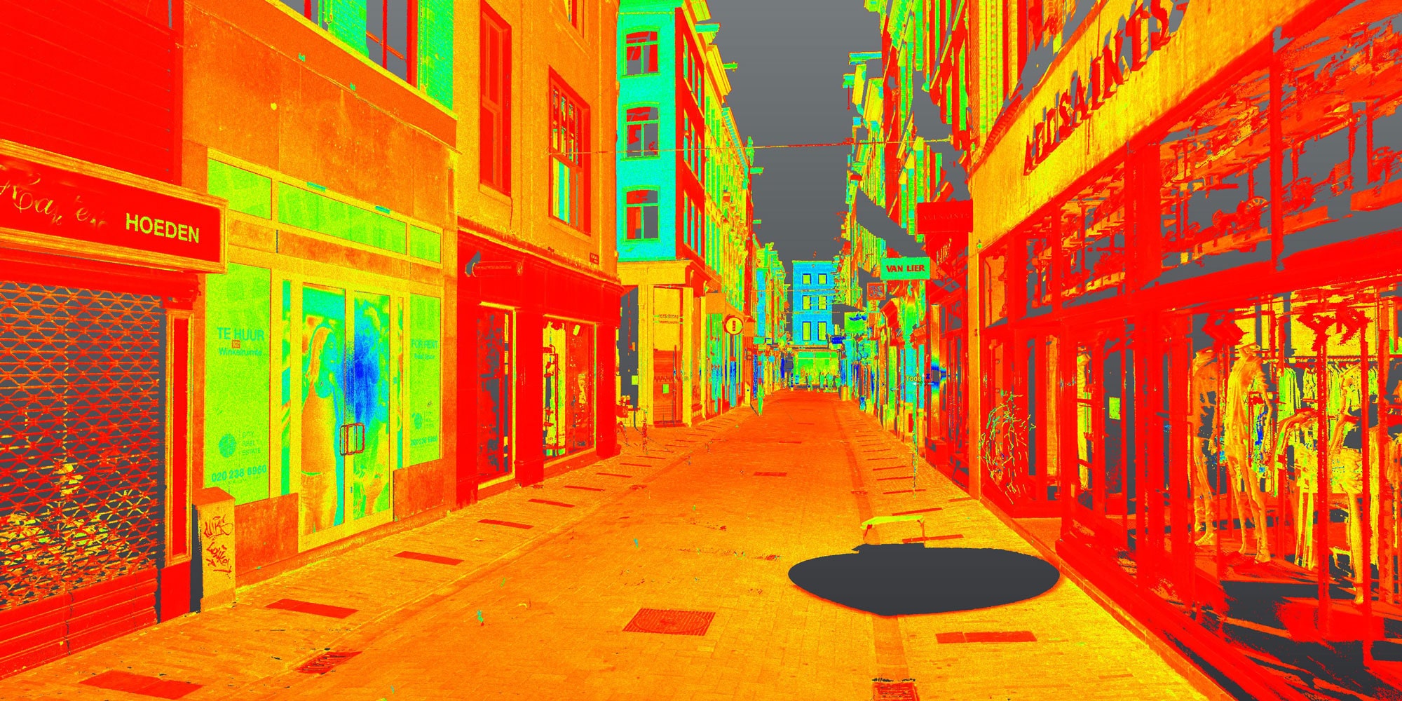 3D-scannen op de Kalverstraat