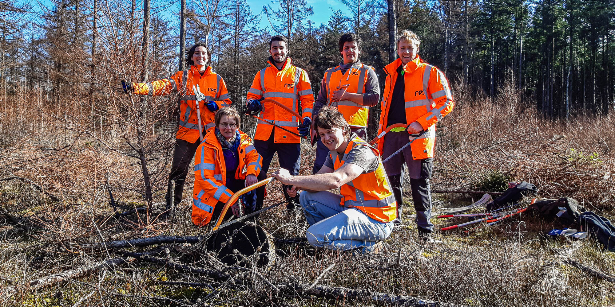 Team landschap en natuur geeft weer kleur aan de Veluwe